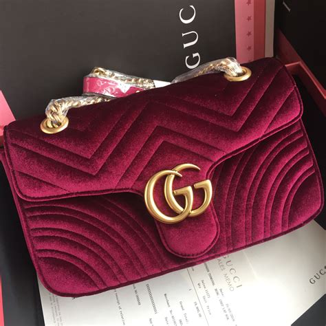 gucci belt bag red velvet|small Gucci bag red.